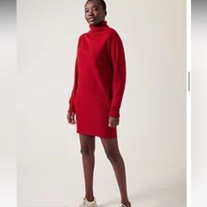 NWT Athleta Cozy Karma Mock Neck Dress